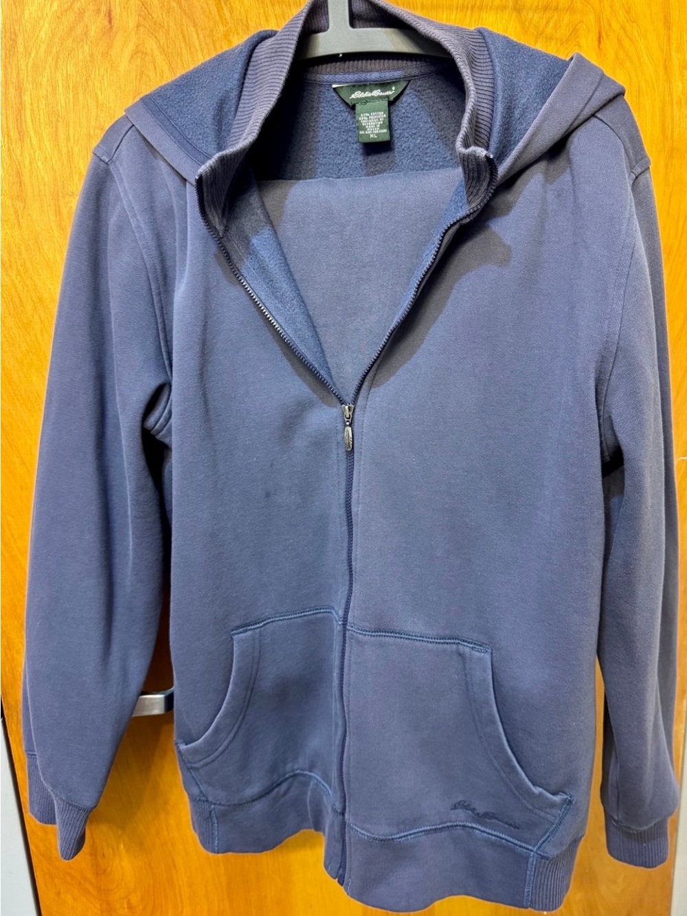 Eddie Bauer Women's Matching Sweatsuit Set Blue Zip Hoodie & Sweatpants